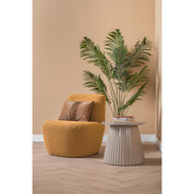 Ada bouclé chair yellow