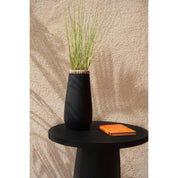 Timeless Artisan Crafted Black Natural Vase - Luxury Design