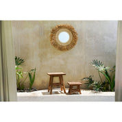 Yoke reclaimed teak stool – tall