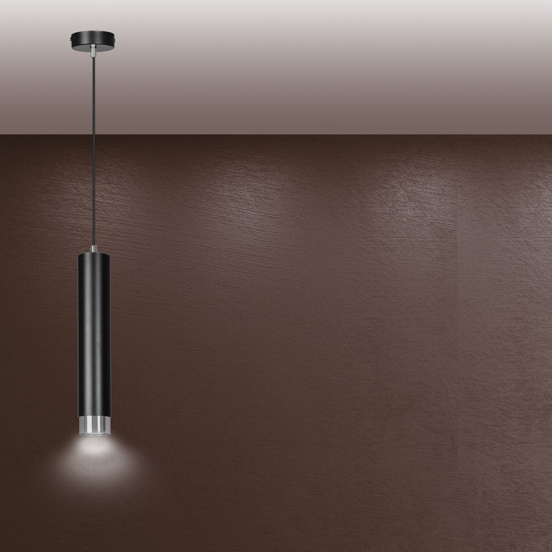 LYONN 1 Black Chrome Pendant Lamp