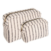 Nador Toilet Bags - Toilet bags, sand mix set of 2