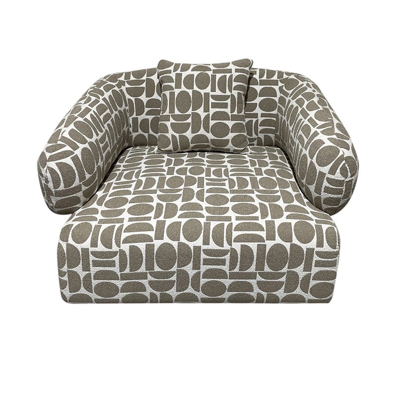 Handcrafted Luxury Lounge Chair Amon in Authentic Natural Design