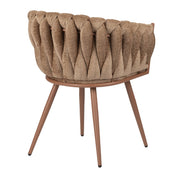 Sophisticated Hand-Finished Wave Chairs in Organic Neutral Tones