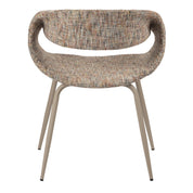 Elegant Hand-Finished Whale Chairs in Neutral Tones - Set of 2