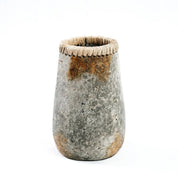 Timeless Handmade Artisan Vase in Antique Grey Design