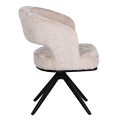 Elegant Hand-Finished Avena Chairs in Cream - Artisanal Design