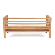 Curated Luxury Artisan Two-Seater Sofa in Natural Materials