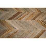 Handcrafted Artisan Herringbone Bench in Premium Natural Design