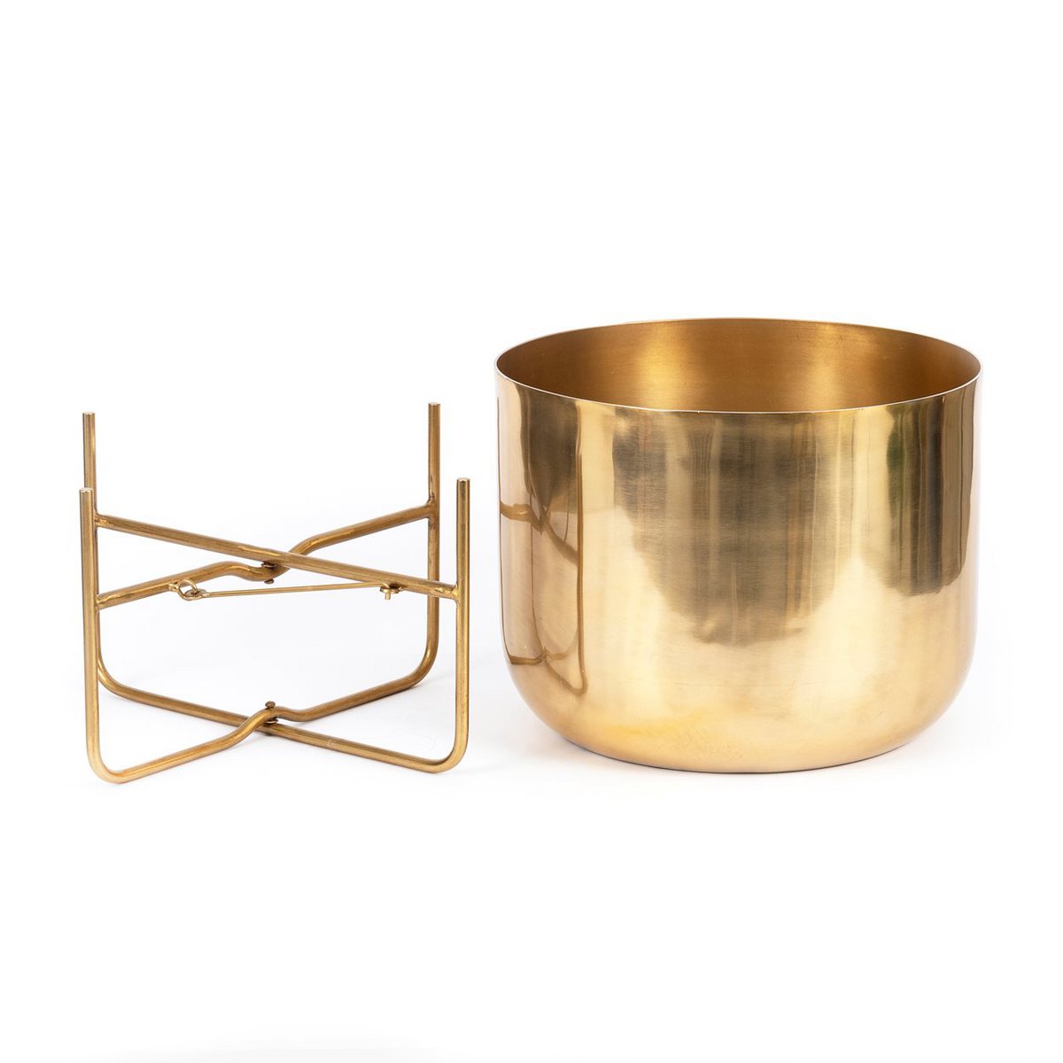 Timeless Handmade Brass Planter on Stand - Premium Artisan Design