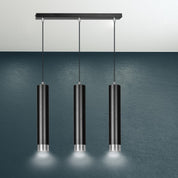 LYONN 3 Black Chrome Pendant Lamp