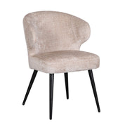 Elegant Bespoke Cream Chairs - Hand-Finished Minimalist Design