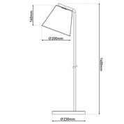 Handcrafted Luxury Korie Floor Lamp with Timeless Design