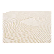Eira 160x230cm wool rug – Ivory
