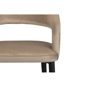 Elegant Sand White Tusk Chairs, Hand-Finished Craftsmanship