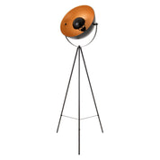 Elegant Black and Gold Three-Legged Floor Lamp for Any Space