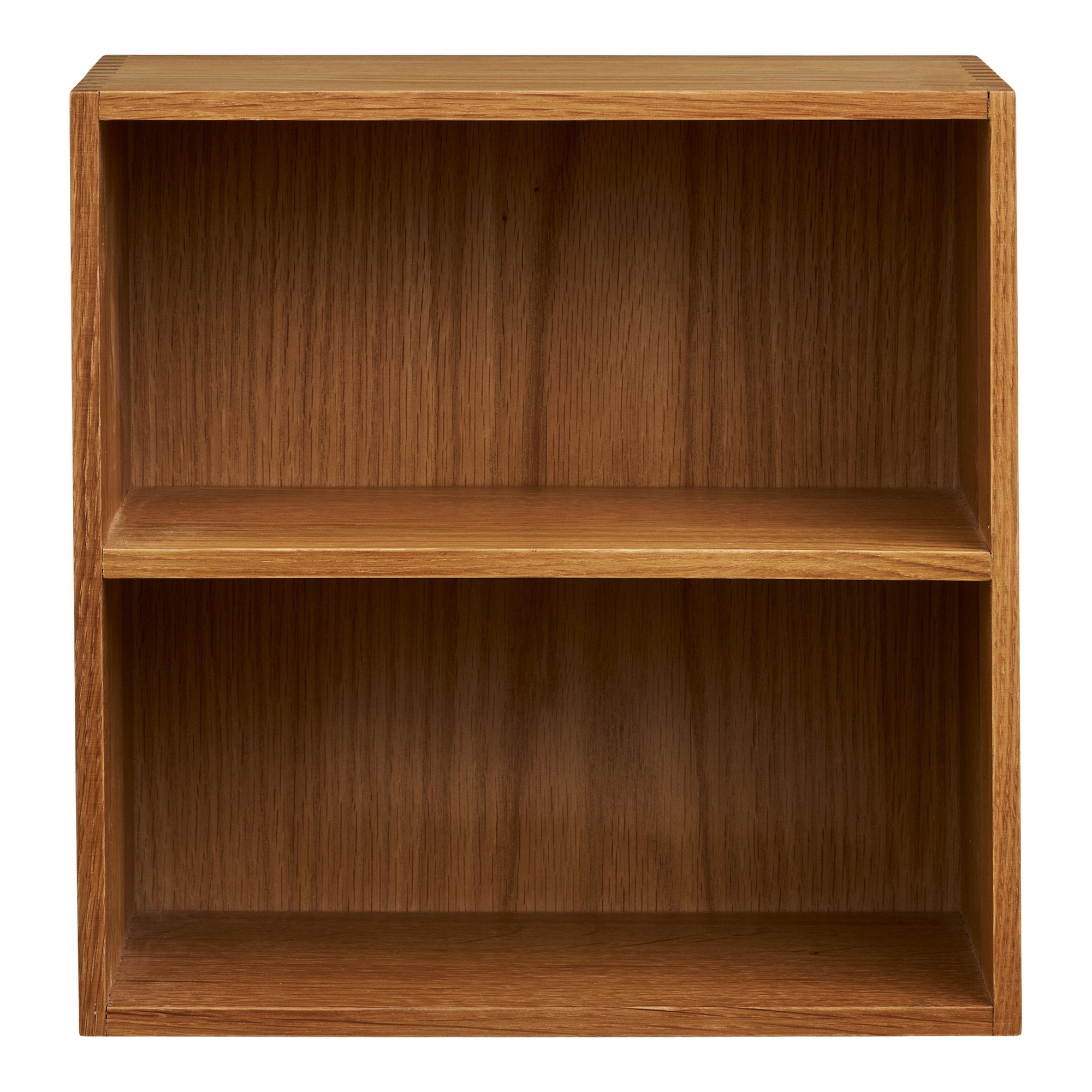 Townsville Wall Shelf with vertical rooms - Wall shelf with vertical rooms, oak 18x30x30 cm