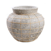 Timeless Handmade Concrete Belly Vase - Artisan Luxury Design