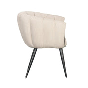 FANNUR PTP Beige Breeze Chairs - Elegant, Hand-Finished Duo