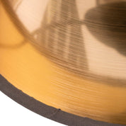 Handcrafted Luxury Metal Floor Lamp with Artisan Fabric Shades