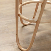 Java braid natural rattan stool
