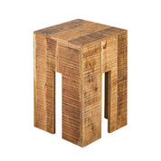 Handcrafted Luxury Artisan Stool in Premium Mango Wood Design