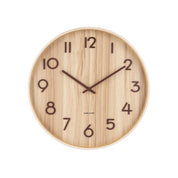 Timeless Artisan Wall Clock in Premium Natural Materials
