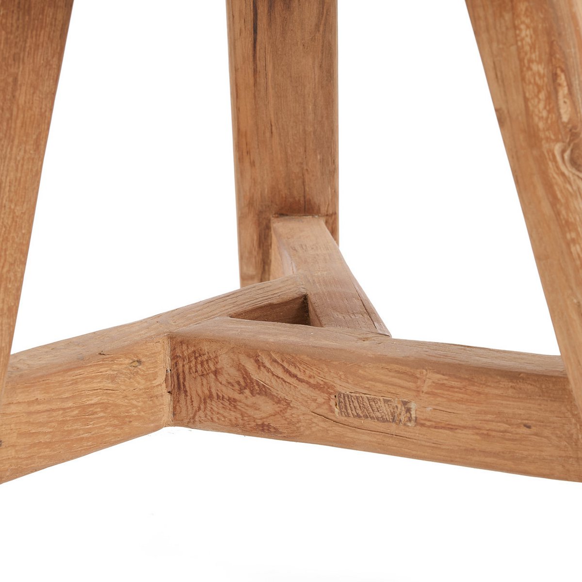 Noguchi round teak stool