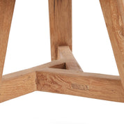 Noguchi round teak stool