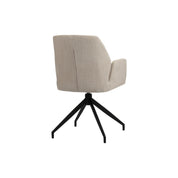 Sophisticated Hand-Finished Beige Chair for Timeless Elegance