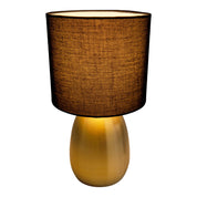 Timeless Luxury Handmade Table Lamp in Gold and Black Design