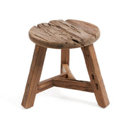 Yatai reclaimed teak stool – small