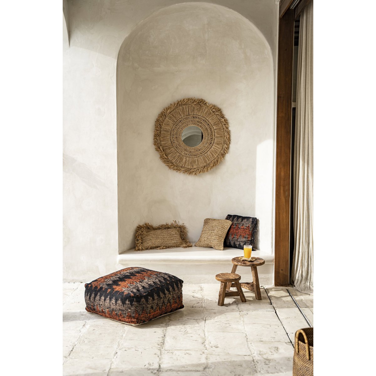 Yatai reclaimed teak stool – medium