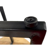 Handcrafted Luxury Round Coffee Table with Artisan Metal Frame