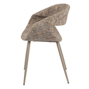 Elegant Hand-Finished Whale Chairs in Neutral Tones - Set of 2