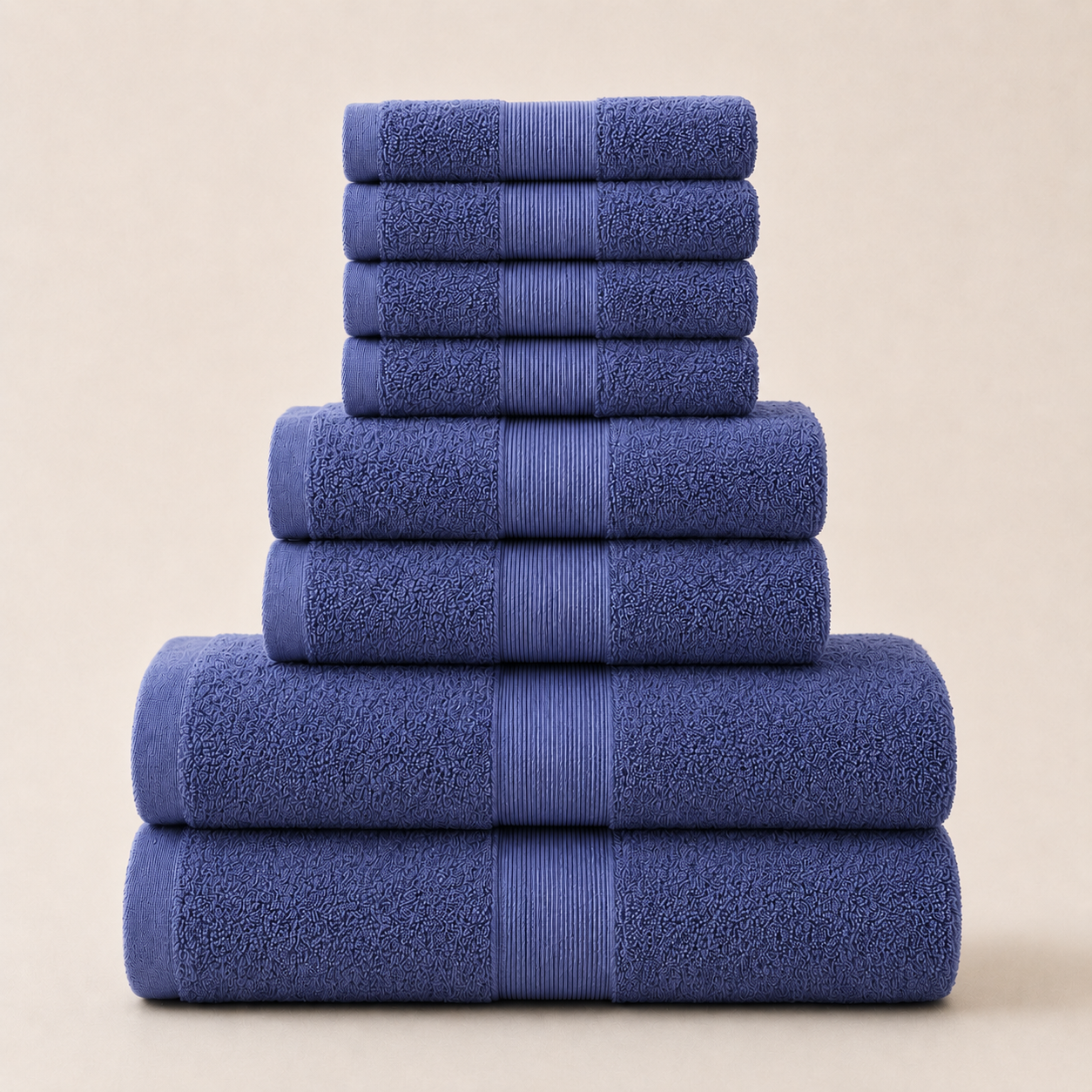 8-piece Hotel Towel Set - 5 colors