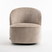Draaifauteuil Elodie loris beige