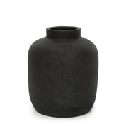Timeless Luxury Black Peaky Vase - Artisan Crafted Design