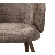 Refined Mink Luna Chairs - Hand-Finished Artisanal Elegance