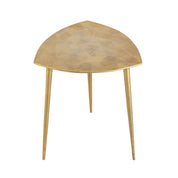 Handmade Artisan Side Table in Silver or Gold Finish (4pcs)