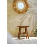 Yoke reclaimed teak stool – tall