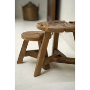 Yatai reclaimed teak stool – small