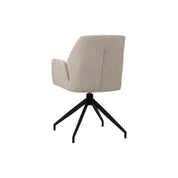 Sophisticated Hand-Finished Beige Chair for Timeless Elegance