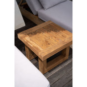 Handcrafted Reclaimed Teak Side Table - Timeless Artisan Design