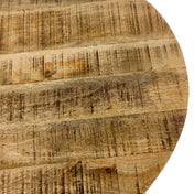 Orbita black metal coffee table