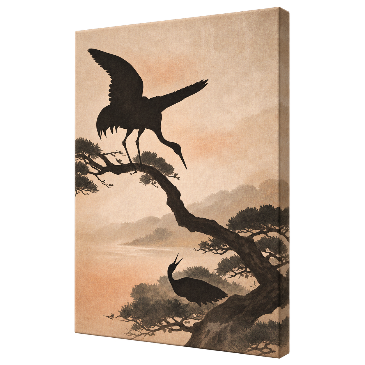 Cranes in Pine