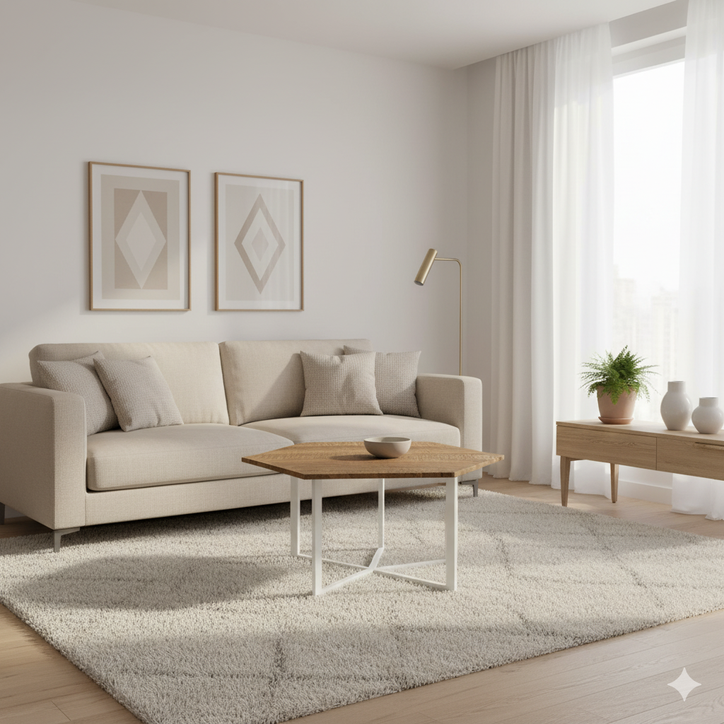 Handcrafted Recycled Wood Coffee Table – Industrial Artisan Design (Made in Germany)