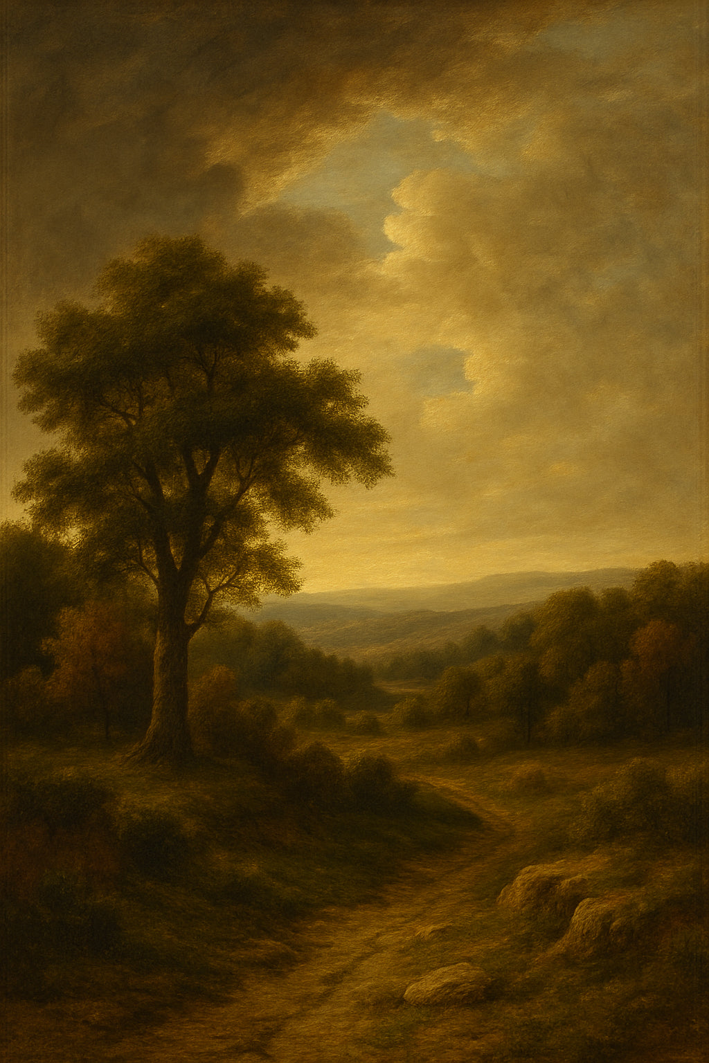 Golden Horizon - Classic Wall Art