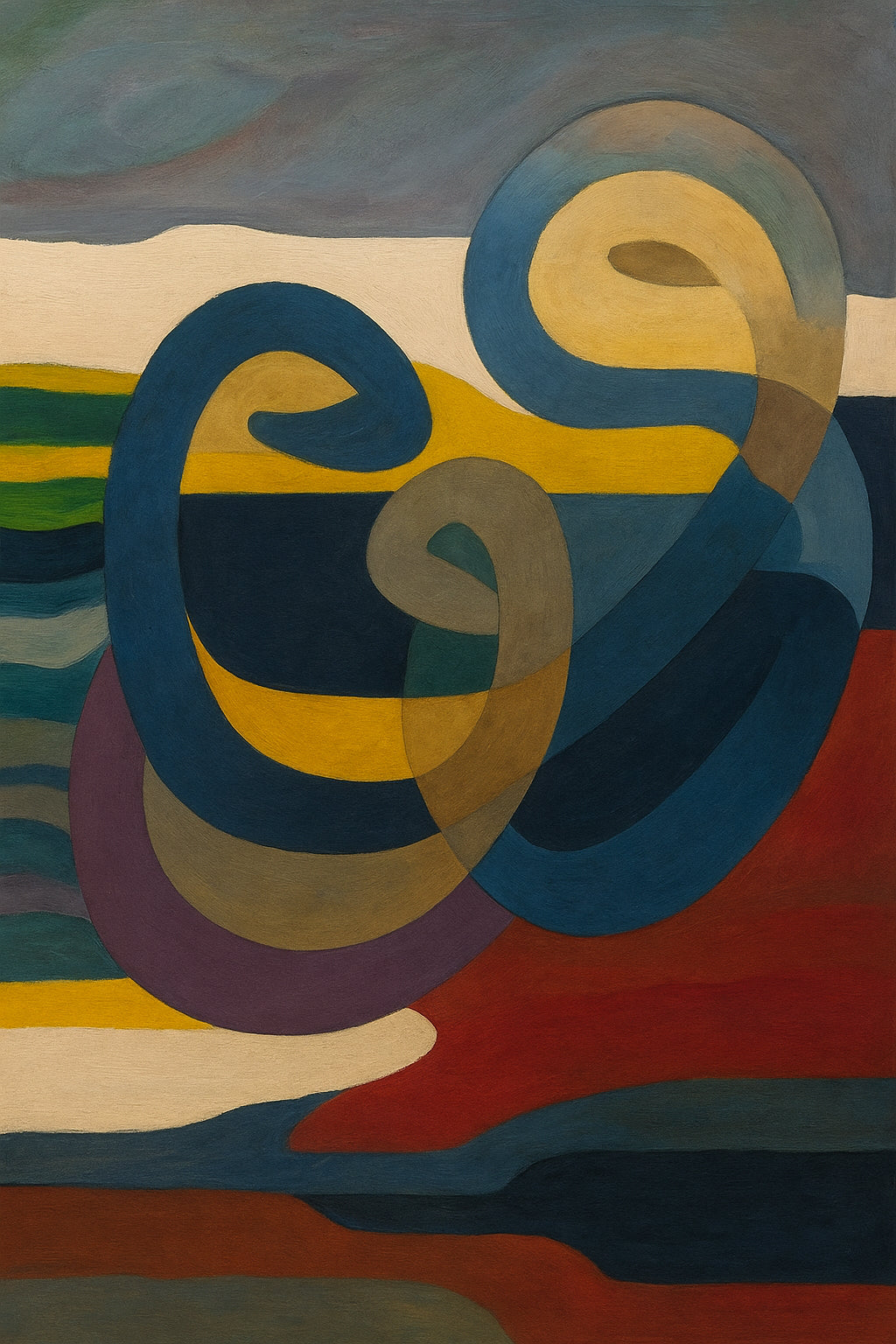 Alwaw Ochre - Classic Wall Art