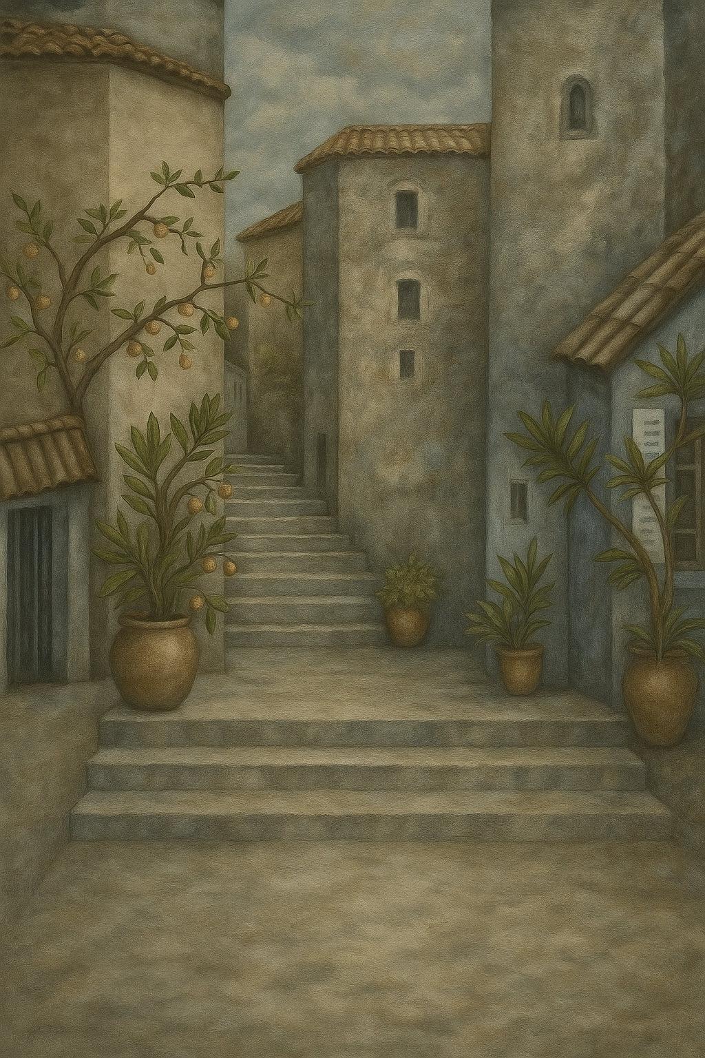 Muted Alley - Classic Wall Art