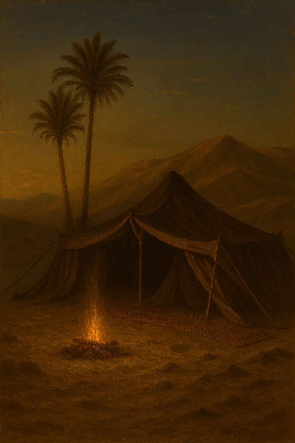 Serene Dessert - Classic Wall Art